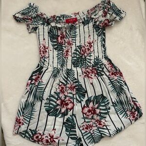 Tropical Print Guess Romper